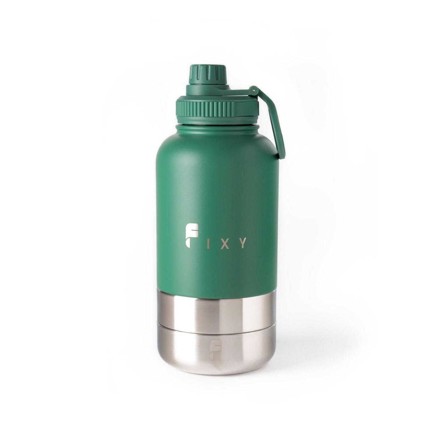 Botella de agua portátil verde - FIXYPET